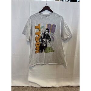 Boxing Hall Of Fame Mike Tyson '86 Heavy Weight Champion Graphic Tee, Mens Sz XL